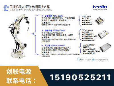 仪征-工业机器人-开关电源解决方案